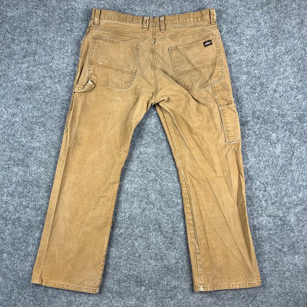 Dickies Carpenter‎ Pants Mens Size 36x30 Brown Workwear Utility Durable Casual